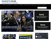 Tablet Screenshot of marketsmuse.com